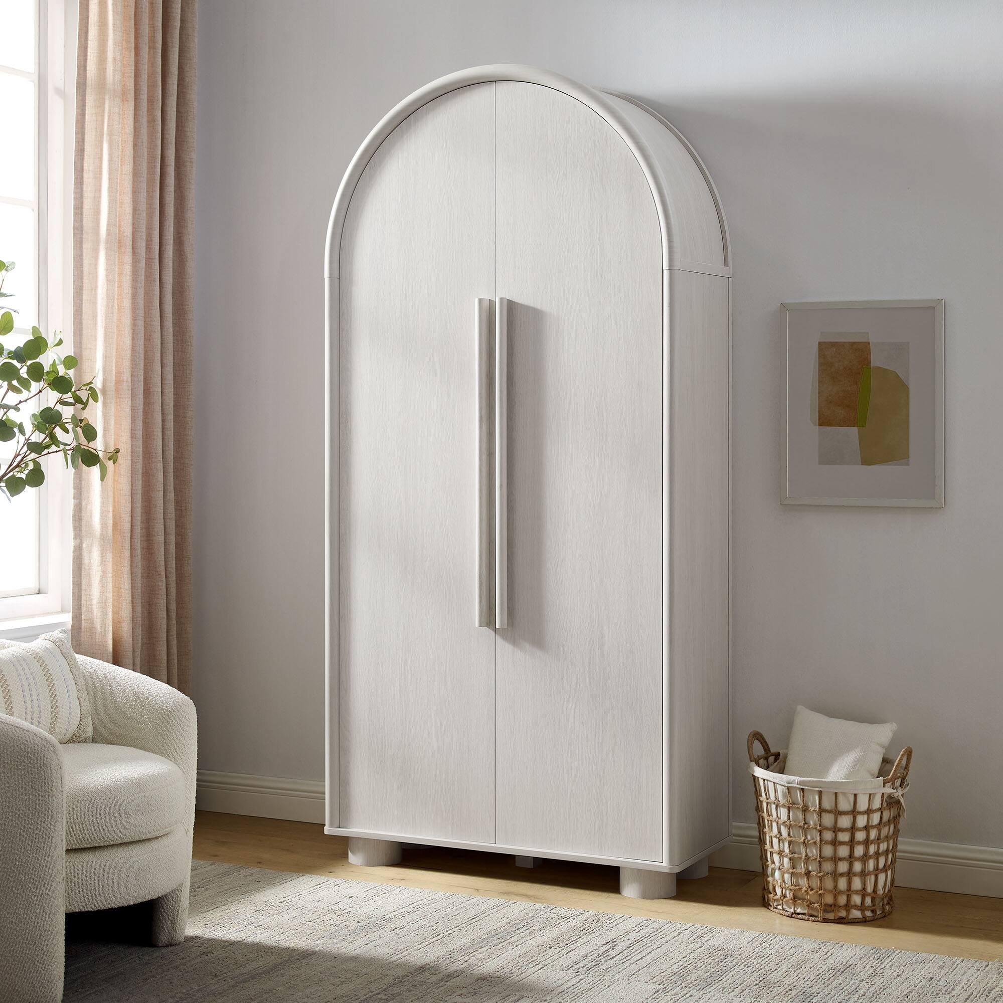 Bellamy Tall Arched Storage Cabinet by Modway - Ash