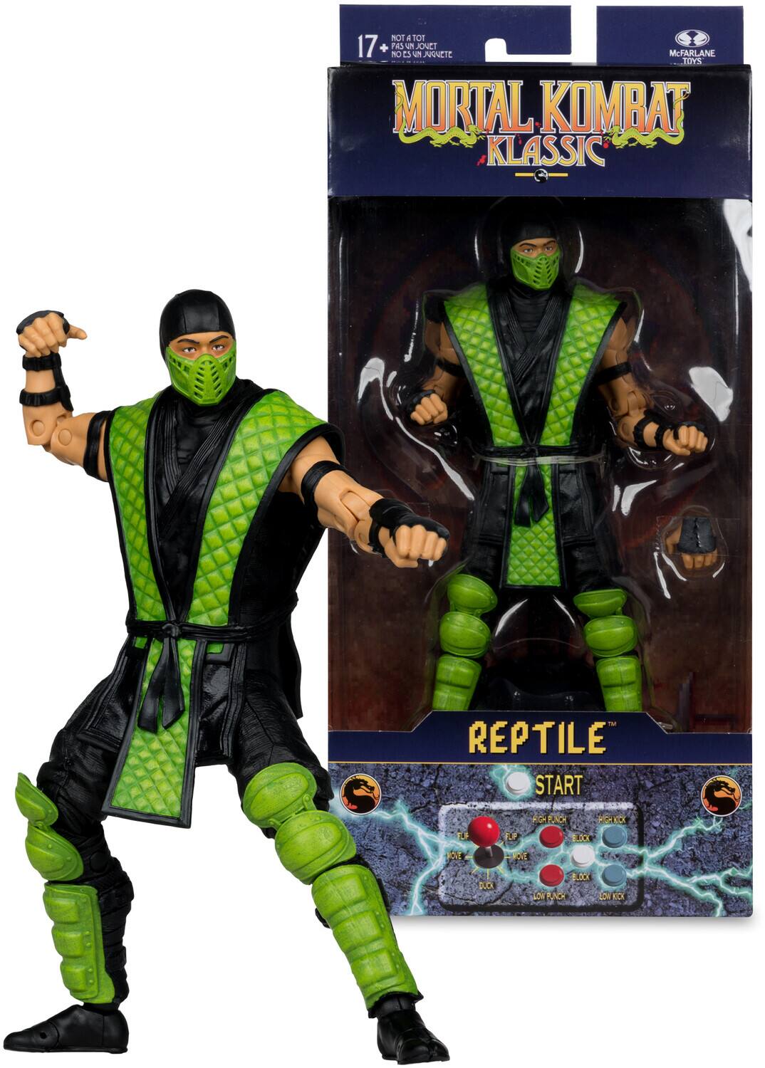McFarlane Toys - Mortal Kombat - Klassics Wv2 - Reptile 7" Action Figure - COLLECTIBLES