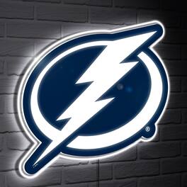 Evergreen Enterprises - Tampa Bay Lightning LED Team Logo Shaped Lighted Wall Sign - Multicolor