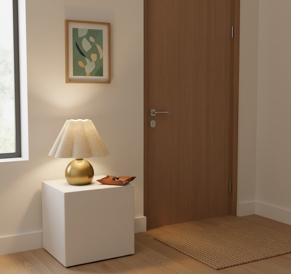 Alt View 3. FINEAK - Rechargeable Cordless Gold Mini Table Lamp with Remote (Small Spaces) - Gold.