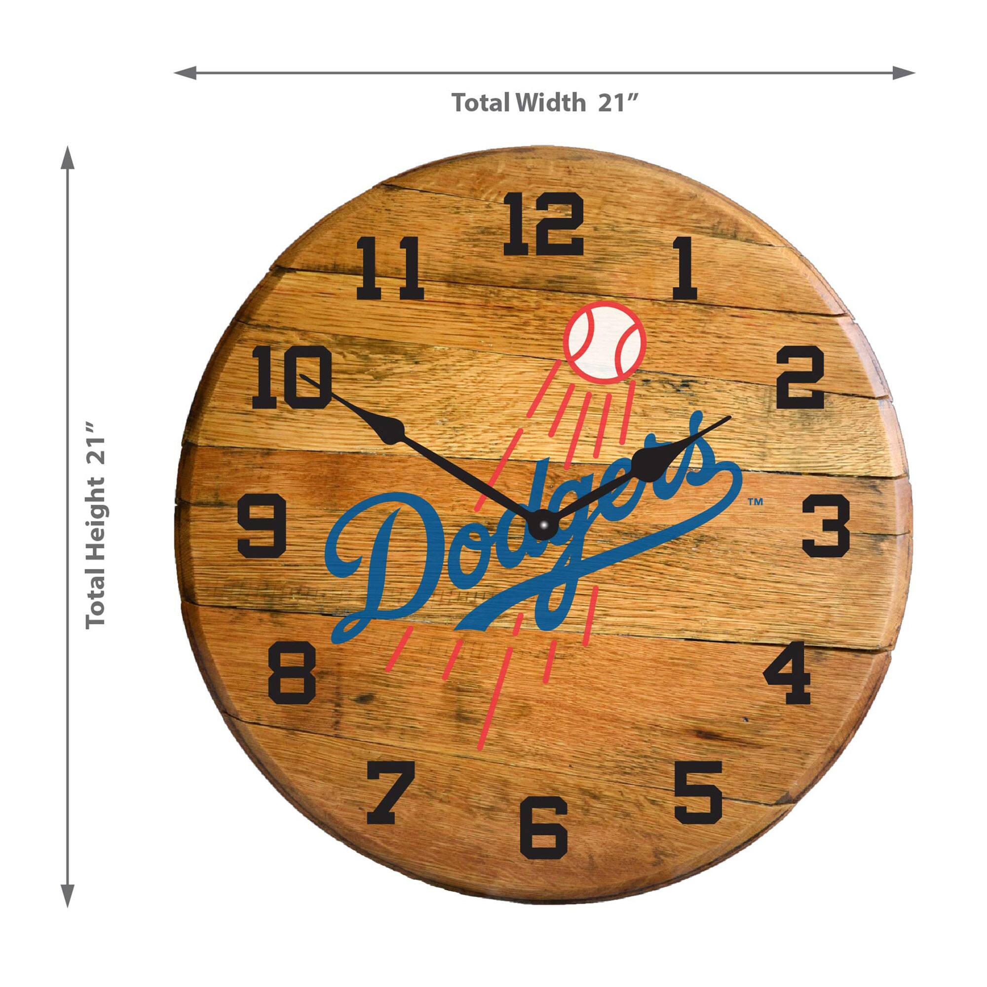 Total Width 21"  
Total Height 21"  
12 1 11 10 2 TM  
9 Dodgers 3 8 4 7 5 6