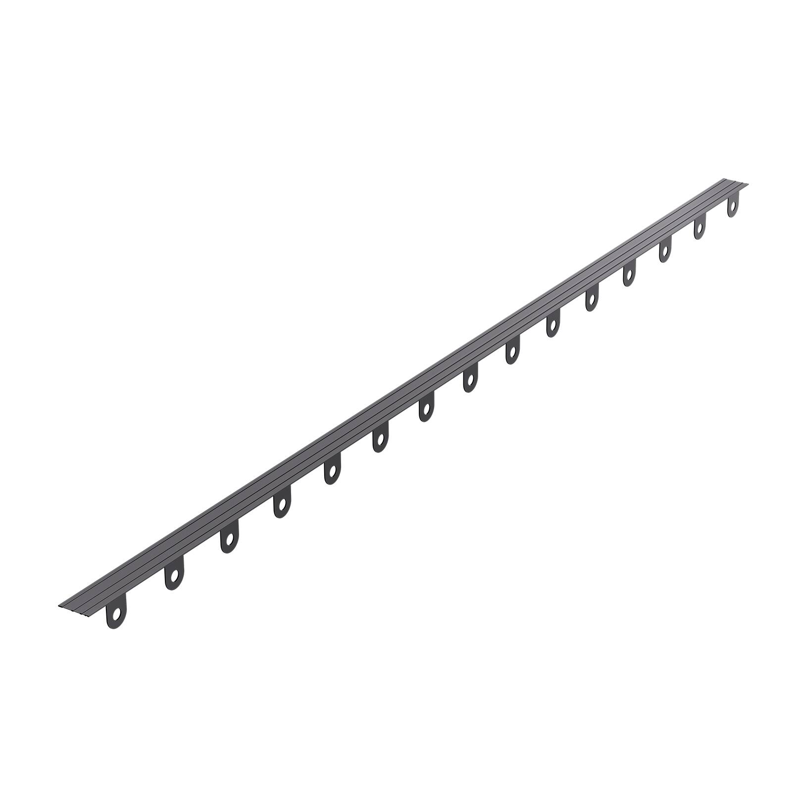 Alt View 5. VEVOR - Metal Landscape Edging, 10 Packs 60 in Rust-Resistant Aluminum Alloy Landscape Edging, Bendable Garden Edging Border - Black.