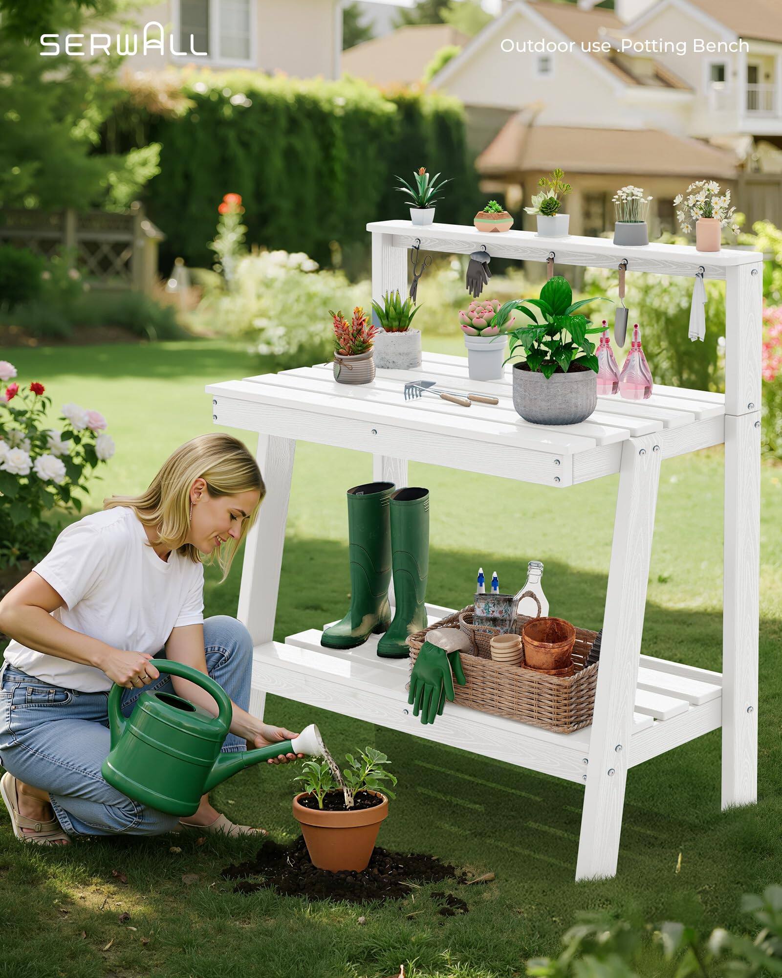 SERWALL Outdoor use .Potting Bench