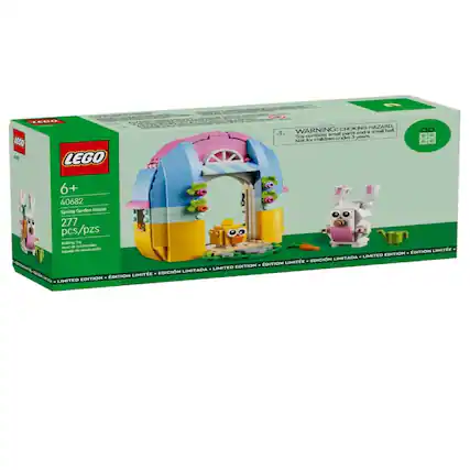 LEGO CHOKING HAZARD, A WARNING: parts and small ball. Not for children under 3 years. LEGO 6+ 40682 Spring Garden House 277 pcs/pzs Building Toy - Juego de construcción - Jeu de construction - EDITION LIMITÉE - EDICIÓN LIMITADA - LIMITED EDITION