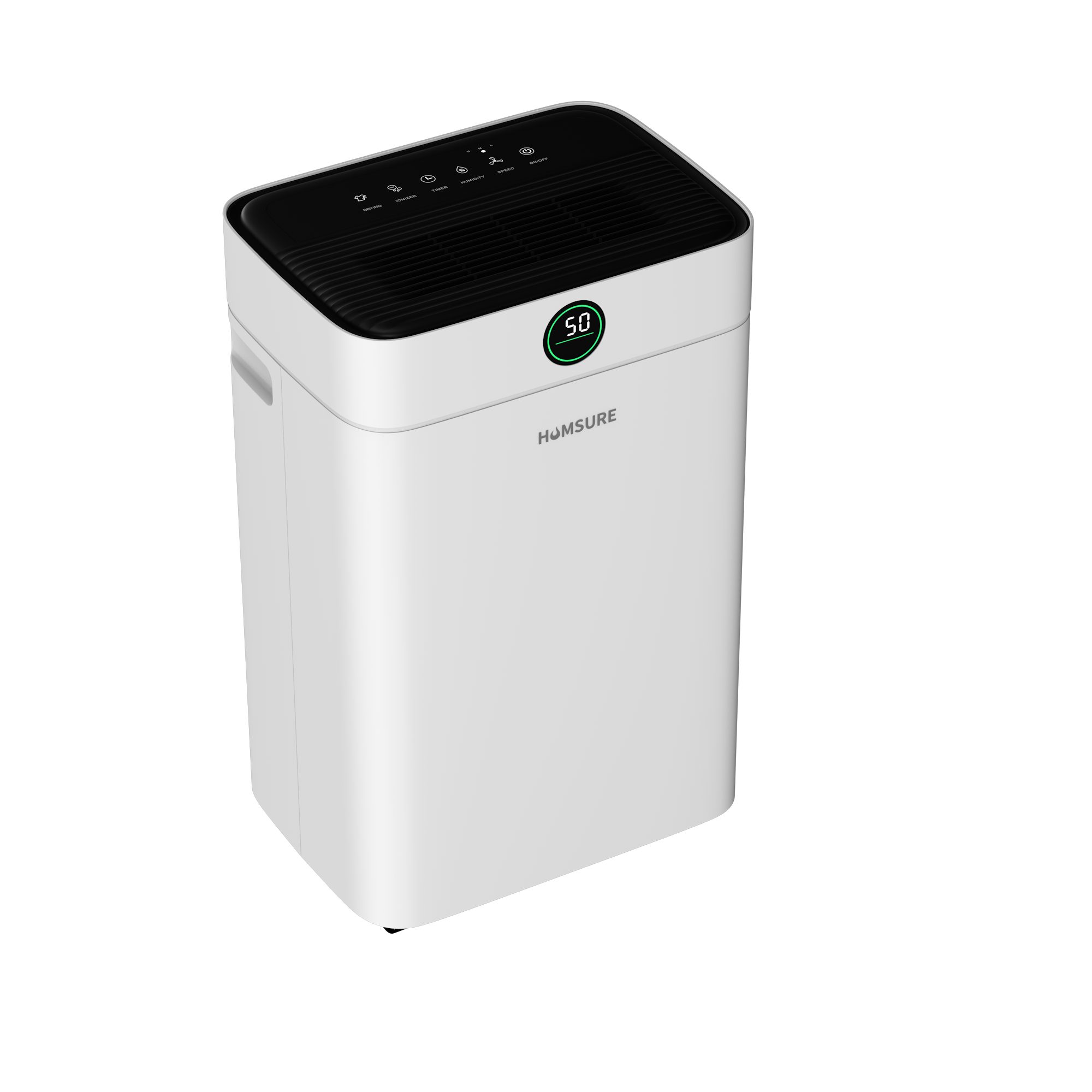 Alt View 1. Airplus - 2500 Sq. Ft 34 Pints Dehumidifier with  Drain Hose and Bucket, Auto Defrost.