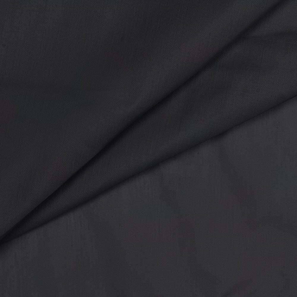 Left. Ellis Curtain - Ellis Stacey Solid Color Window 3" Rod Pocket High Quality Fabric Lined Filler Valance 42"x13" Black - Black.