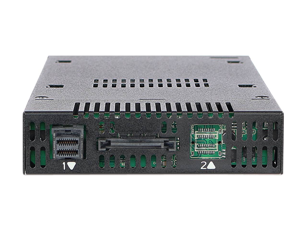 Alt View 3. Icy Dock - M.2 PCIe NVMe SSD Mobile Rack for External 3.5" Drive Bay.