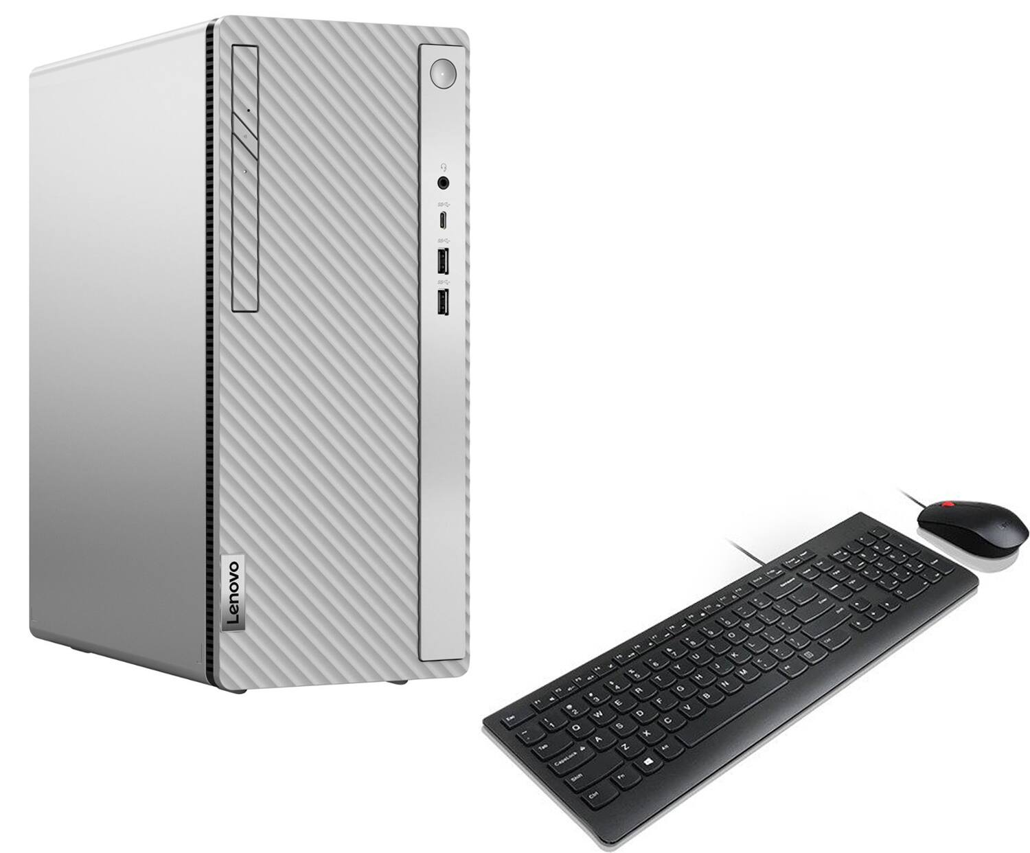 Alt View 7. Lenovo - IdeaCentre 5i Desktop (i5-12400, 8GB, 512GB SSD, Intel UHD 730, WiFi 6E, Bluetooth 5.3, Win 11 Home) - Cloud Grey.