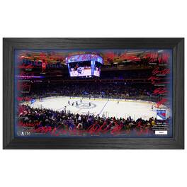 Highland Mint - New York Rangers 2024-2025 Signature Rink Print - Multicolor