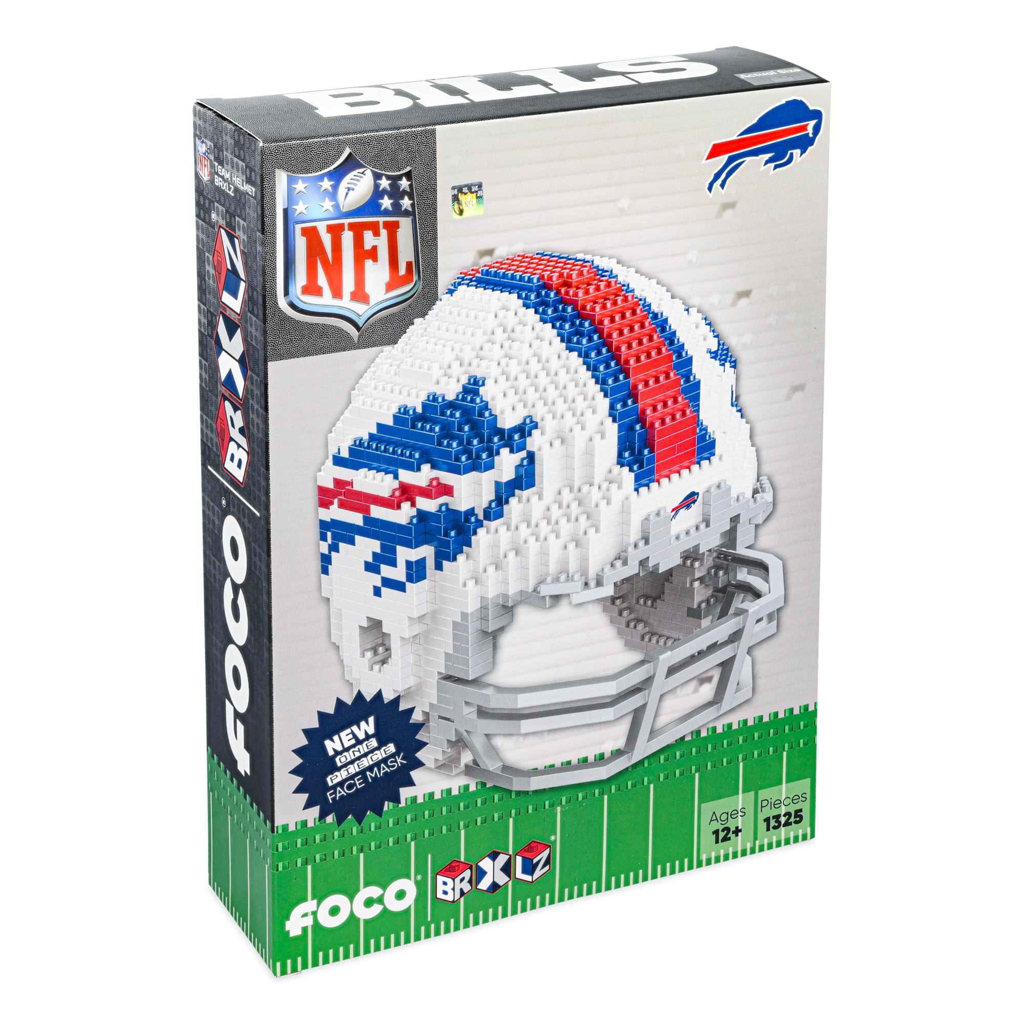 Bills Team Bricks Leth Wond XLZ NFL Br Foco New Face Piece One Mask E X V Ages 12+ Pieces 1325 Br Foco