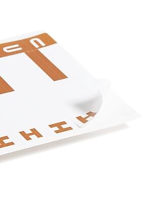 Alt View 6. Smead - Alphabetical Character Labels, H And U, Dark Brown, 100/Pk - Brown.