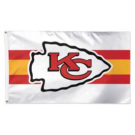 WinCraft - Kansas City Chiefs 3' x 5' Away Stripe 1-Sided Deluxe Flag - Multicolor