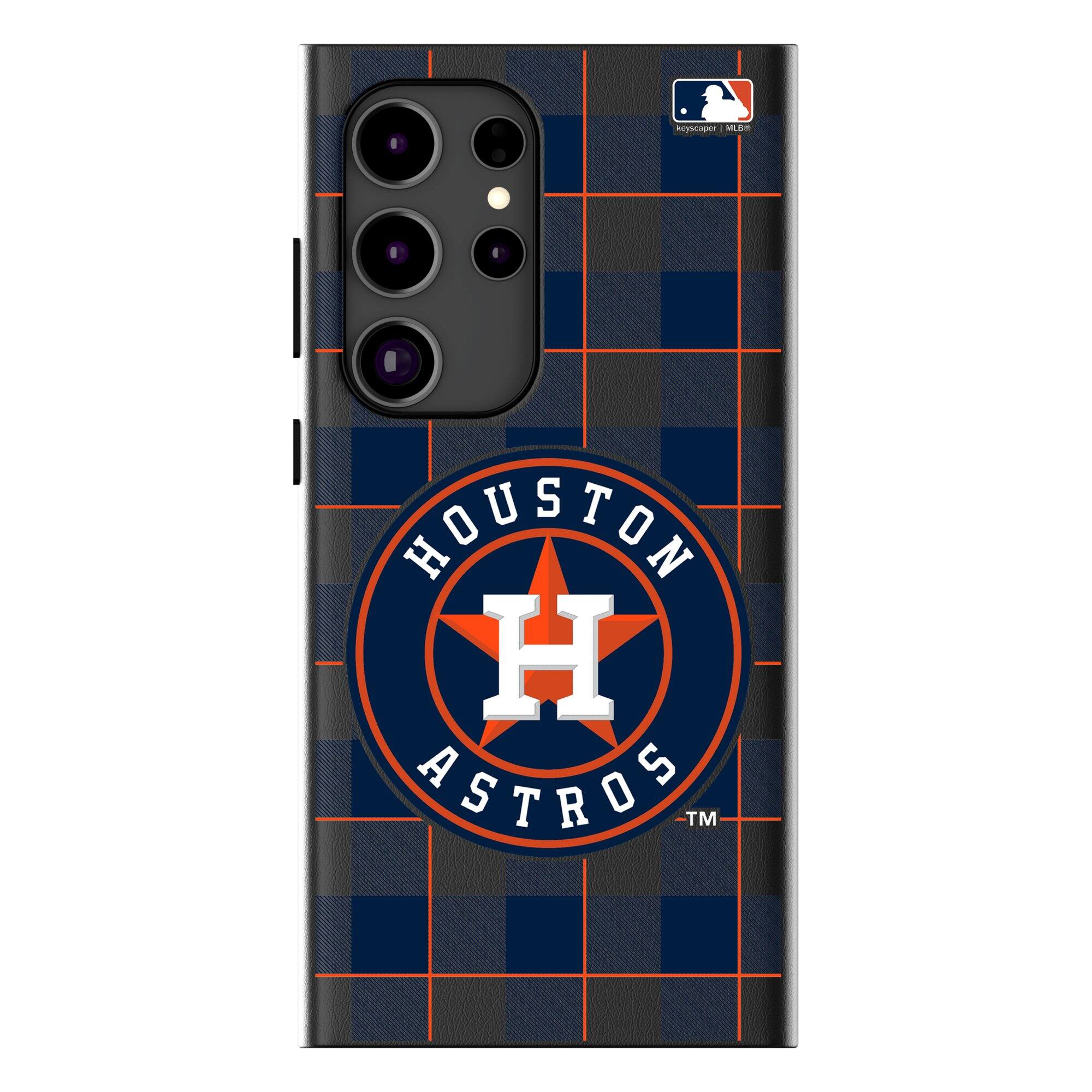 Keyscaper - MLB - Houston Astros Plaid Galaxy Magnetic Bump Case - S25 - Black price history on PriceWatchPro