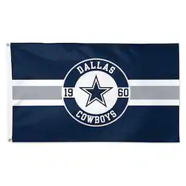 WinCraft - Dallas Cowboys 3' x 5' Applique Flag - Multicolor