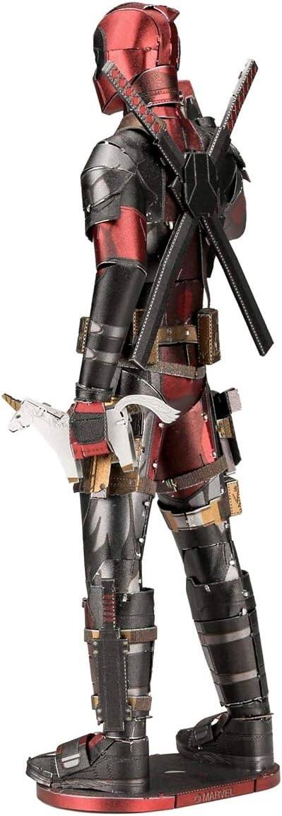 Alt View 2. Metal Earth - Metal Earth Marvel Deadpool 3D Construction Kit Fascinations - Silver.