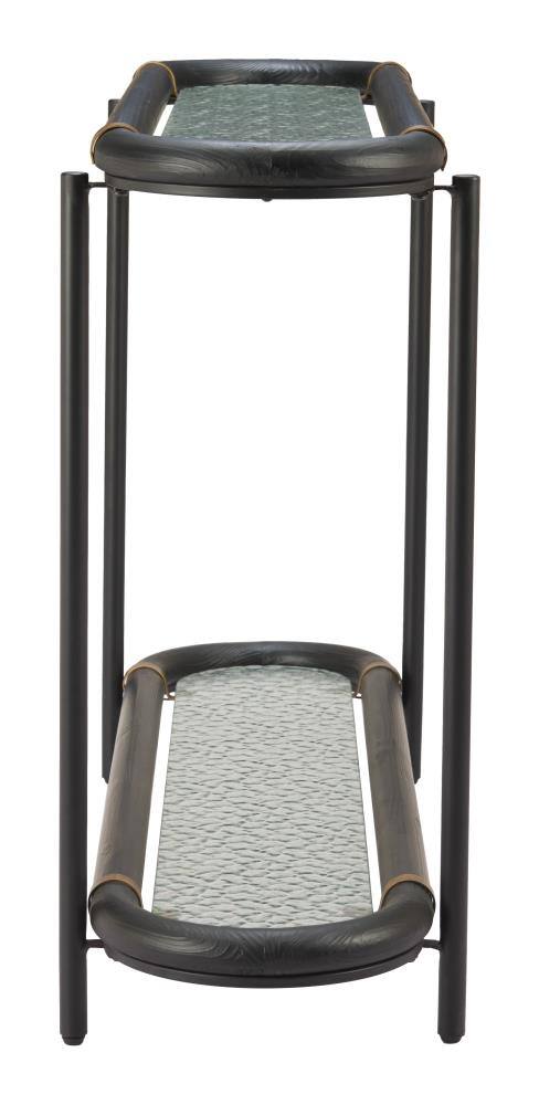 Left. Hivvago - Aneis Console Table Black - Black.