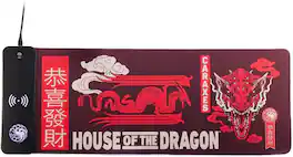 Numskull - Power Idolz - House of Dragons - Oversize Gaming Mat & Mobile Charger - COLLECTIBLES - Multicolor