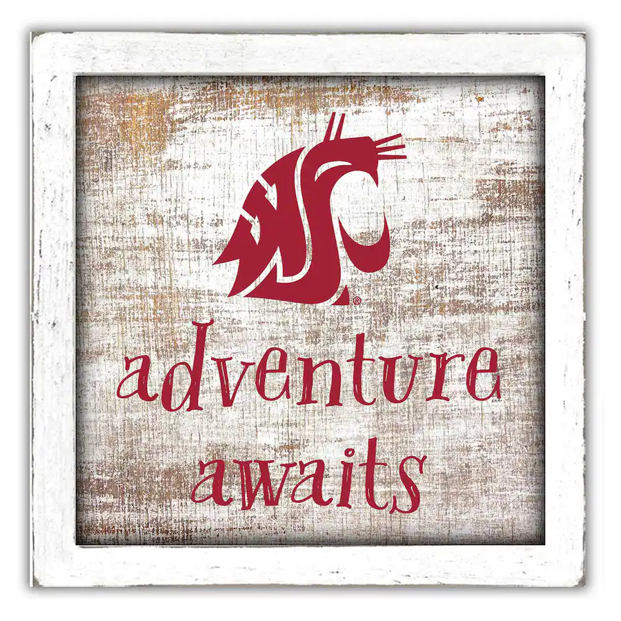 Fan Creations Washington State Cougars 14'' x 13'' Adventure Awaits ...