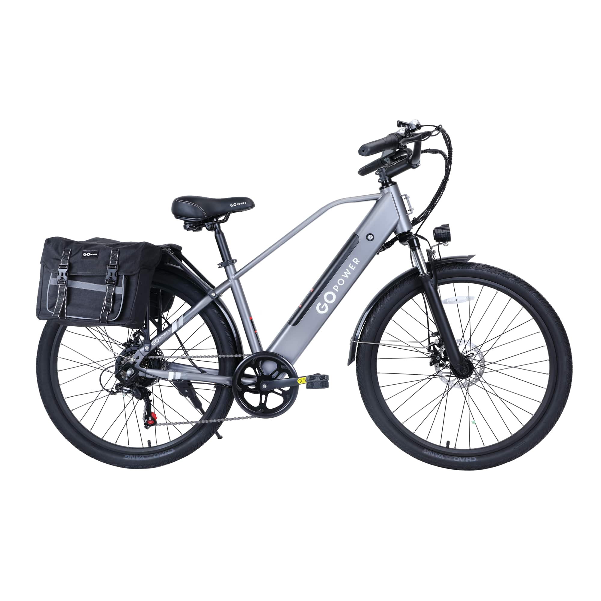 GoPowerBike - GoScout Adult Electric Bike 20mph Max Speed & 500W Motor - One size - Gray