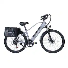 GoPowerBike - GoScout Adult Electric Bike 20mph Max Speed & 500W Motor - One size - Gray