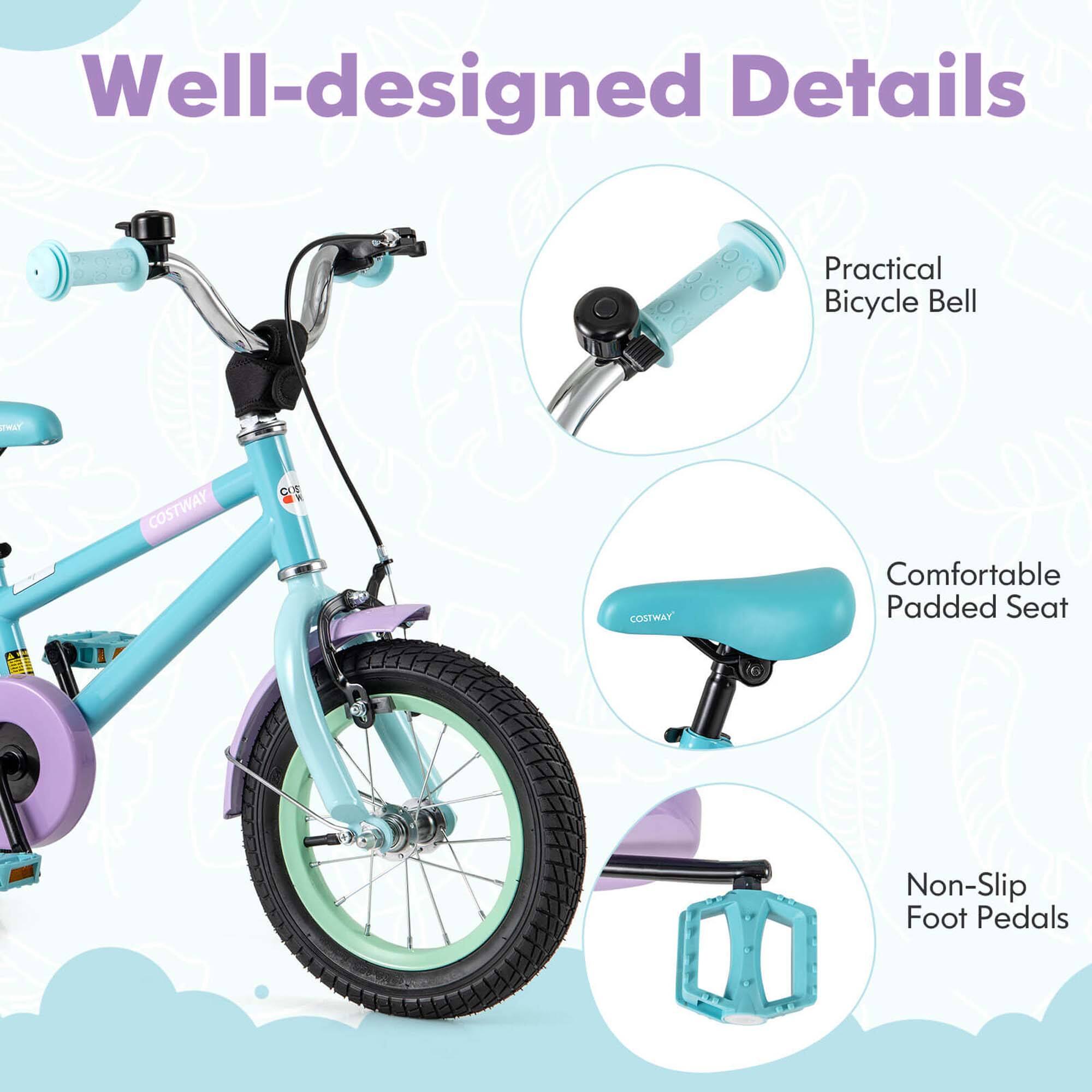 Well-designed Details

- Practical Bicycle Bell
- Comfortable Padded Seat
- Non-Slip Foot Pedals