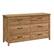 Left. Sauder - Cannery Bridge 6-Drawer Dresser - Sindoori Mango.