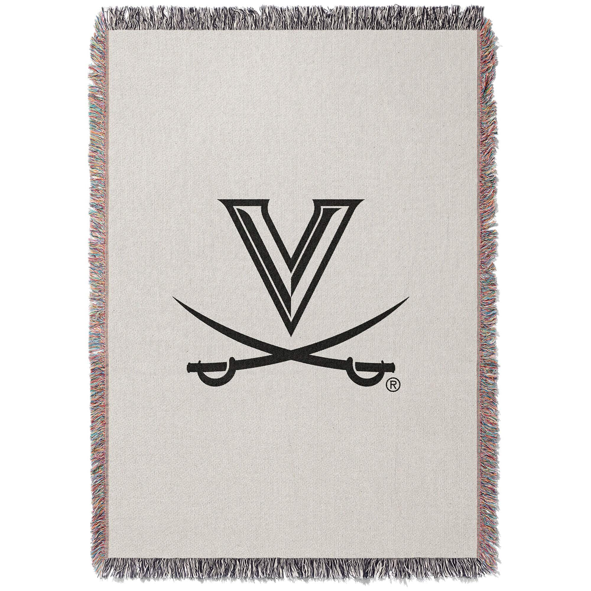Chad & Jake - Virginia Cavaliers Woven Blanket - White