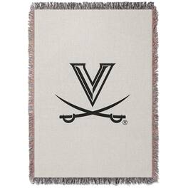Chad & Jake - Virginia Cavaliers Woven Blanket - White