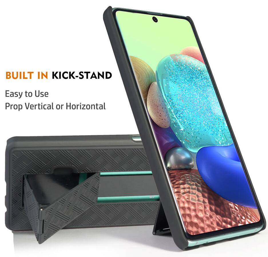 BUILT IN KICK-STAND  
Easy to Use  
Prop Vertical or Horizontal