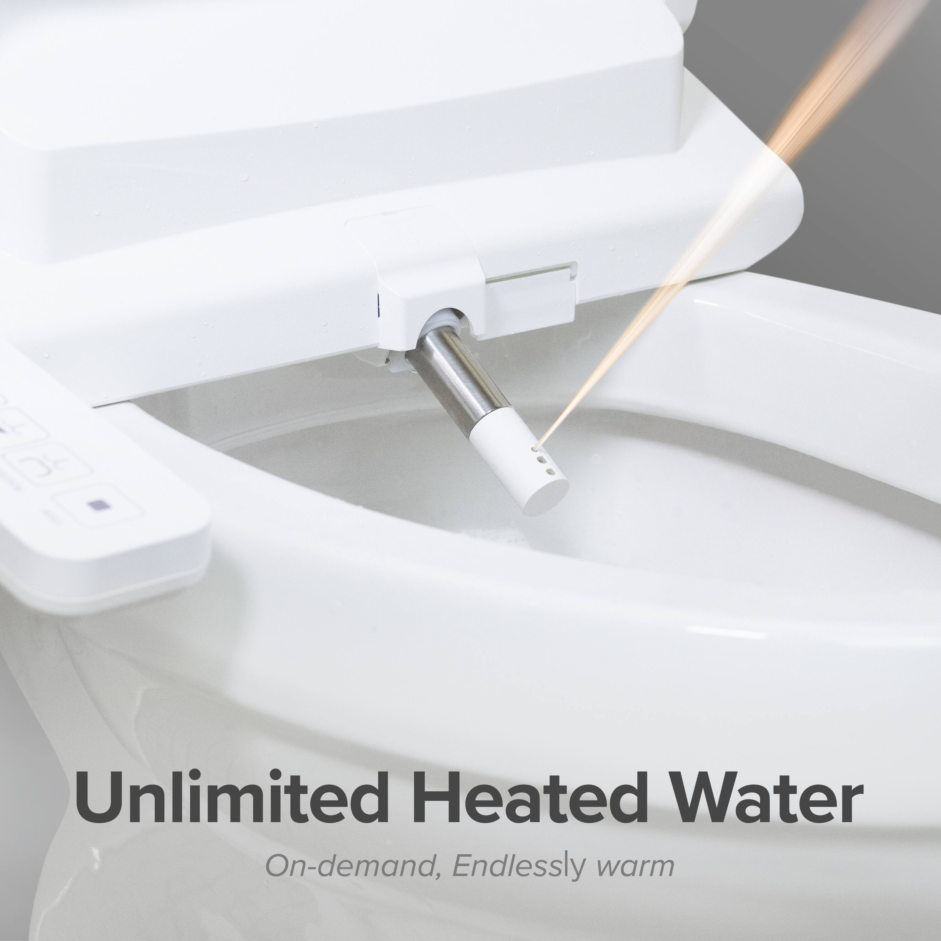 Unlimited Heated Water  
On-demand, Endlessly warm