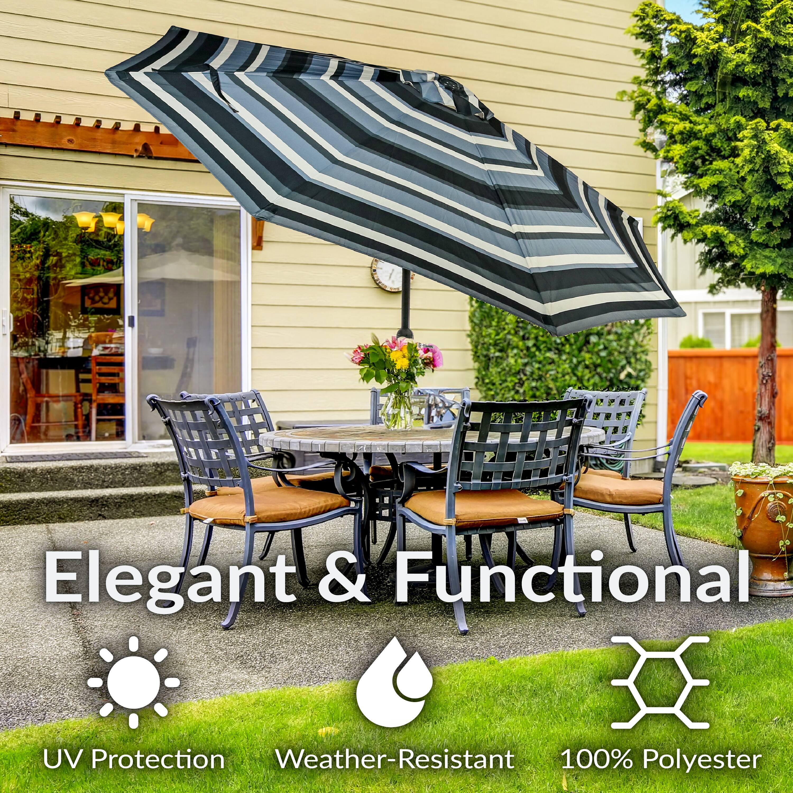Elegant & Functional

- UV Protection
- Weather-Resistant
- 100% Polyester