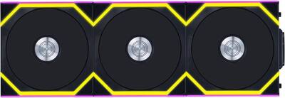 Lian Li Uni Fan SL LCD ARGB 120 mm triple pack sans fil noir Lian Li Uni Fan SL LCD ARGB 120 mm triple pack sans fil noir