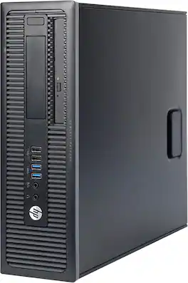 HP - Refurbished Excellent - EliteDesk 800G2 SFF Desktop PC, Intel Core i7 6700 3.4Ghz, 32GB DDR4 RAM, 1TB SSD Solid State Drive, Windows 11 Pro - Black