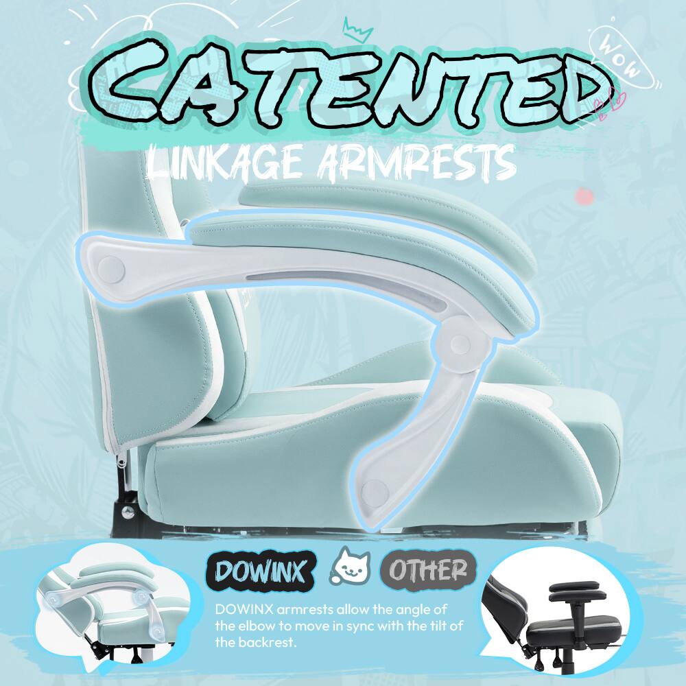 Wow! CATENTED LINKAGE ARMRESTS

DOWINX armrests allow the angle of the elbow to move in sync with the tilt of the backrest.