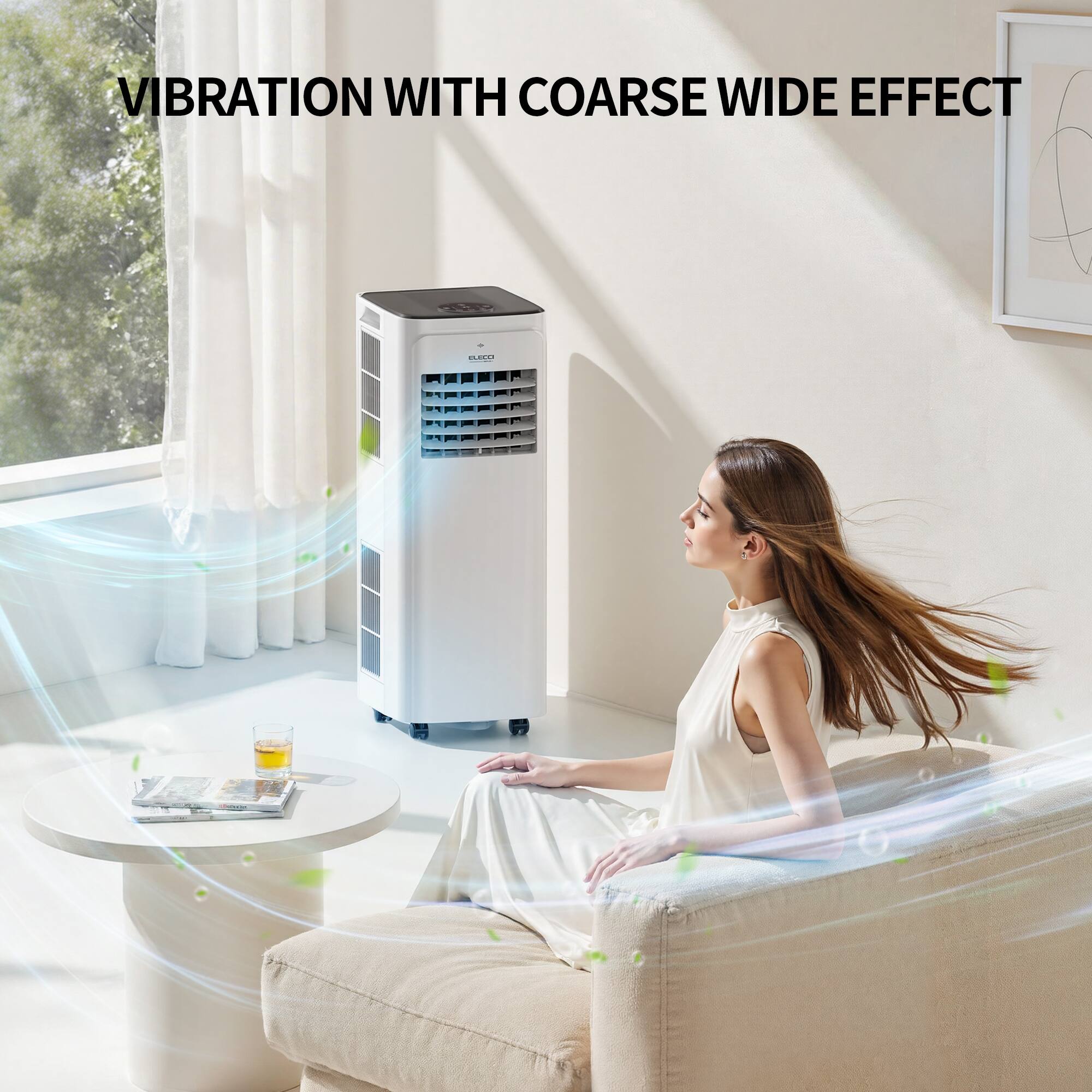 Vibration with coarse wide effect.