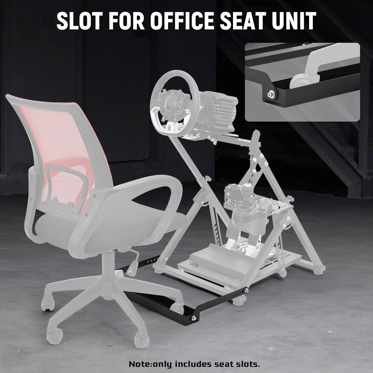 SLOT FOR OFFICE SEAT UNIT

Note: only includes seat slots.