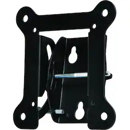 Amer Mounts - Tilting Flat Panel Wall Mount Bracket for Monitors/TVs Supports Flat Panel Sizes 13" to 27" EZW1327 - Black