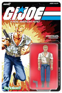 Super7 - G.I. Joe - ReAction+ Wv7 - Chuckles (Movie) - COLLECTIBLES - Multicolor