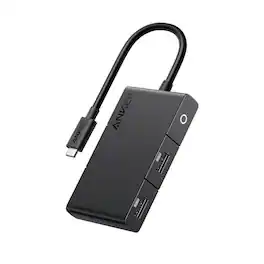 Anker - 332 5-in-1 USB-C Hub: USB Splitter with 3 Ports, 5 Gbps Data Transfer Rate