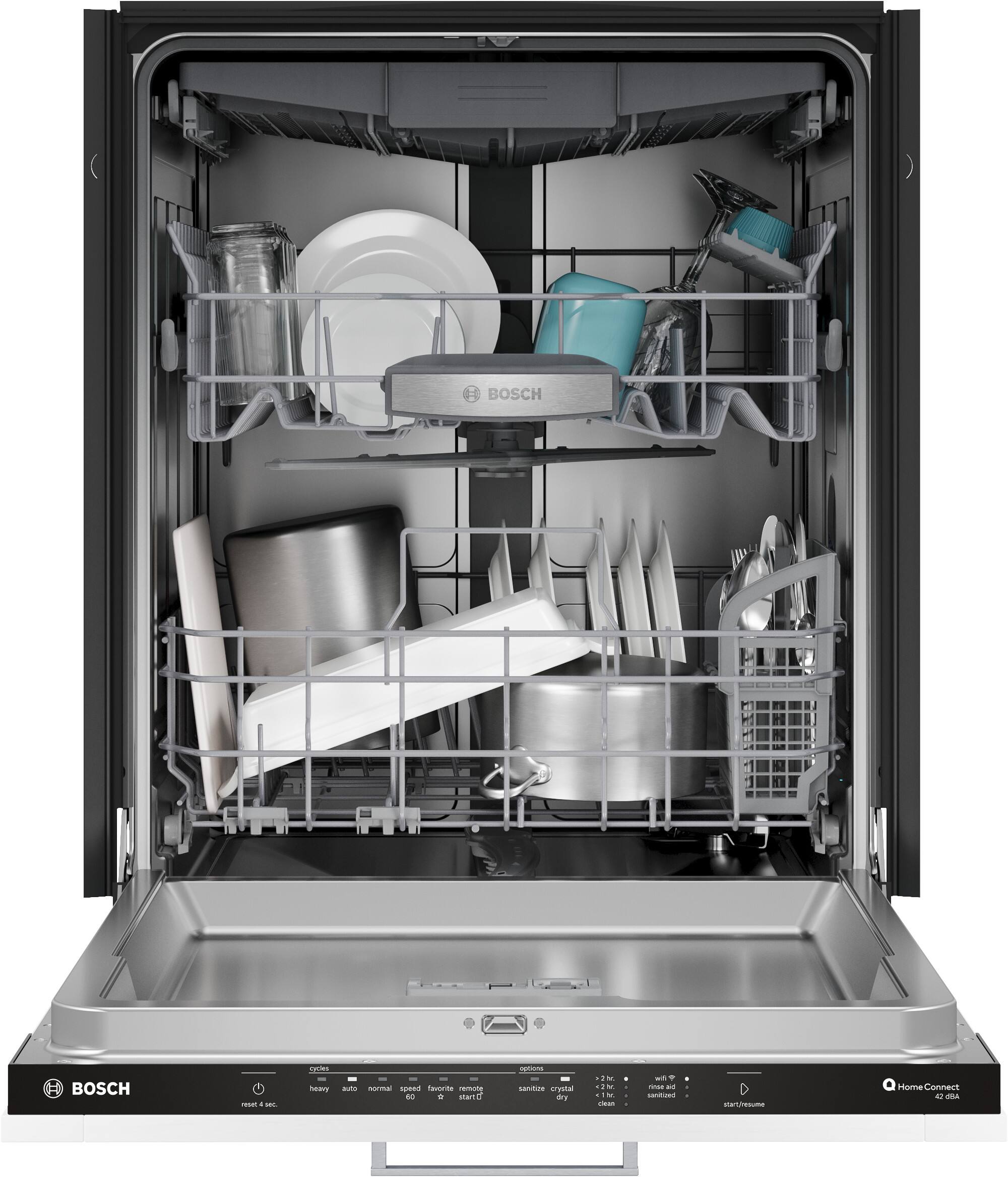 Bosch 800 Series Top Control Smart Built In Tub Dishwasher
