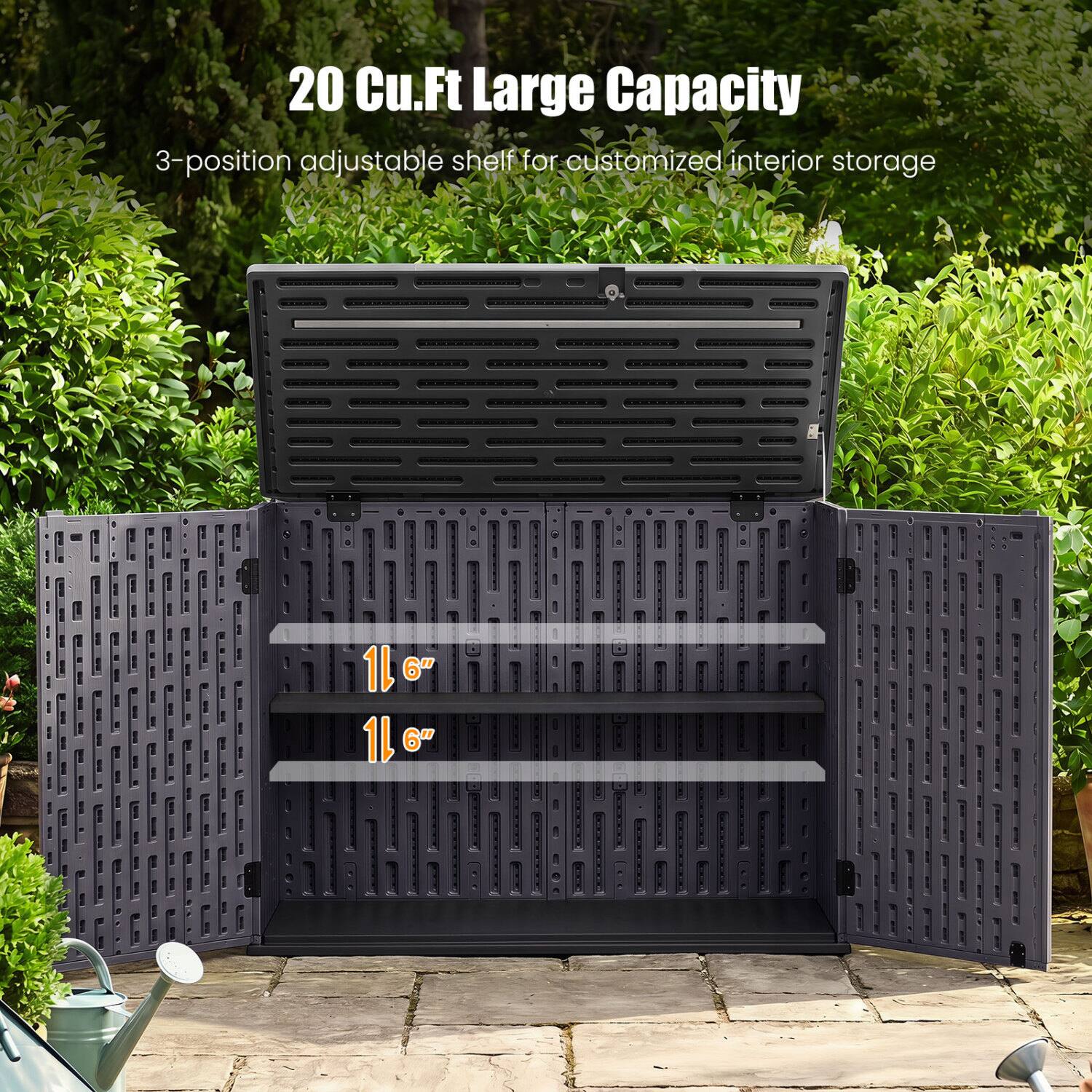20 Cu.Ft Large Capacity  
3-position adjustable shelf for customized interior storage