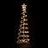 Front. Northlight - Lighted Spiral Outdoor Christmas tree with Star - 4' - Clear - White.