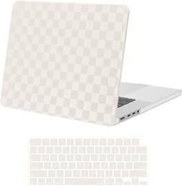 mosiso - For MacBook Pro 16 inch Case M5 M4 M3 M2 M1 2026-2021, PU Leather Coated Hard Shell & Keyboard Cover - H609