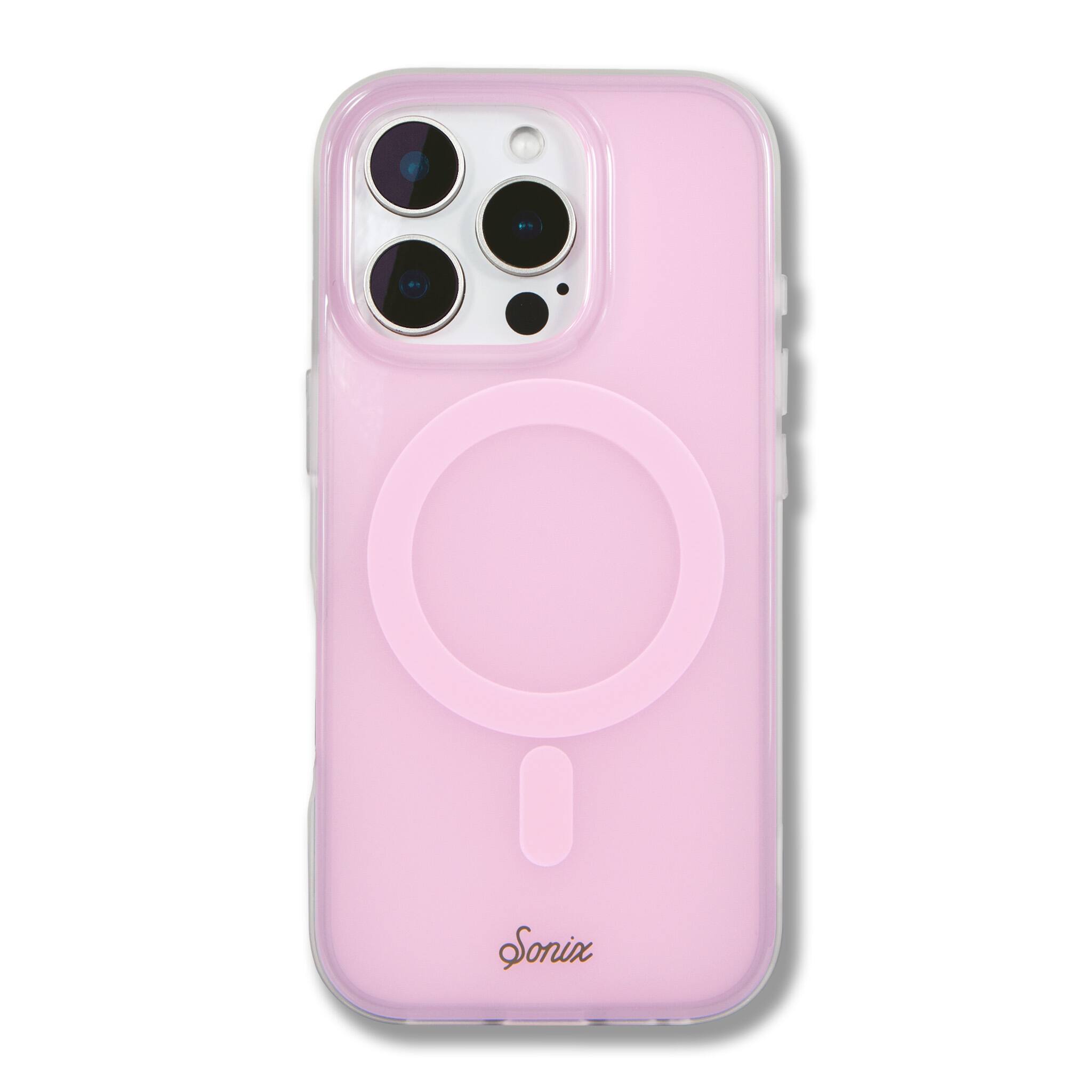 Front. Sonix - iPhone 16 Pro Case Jelly Pink - Pink.