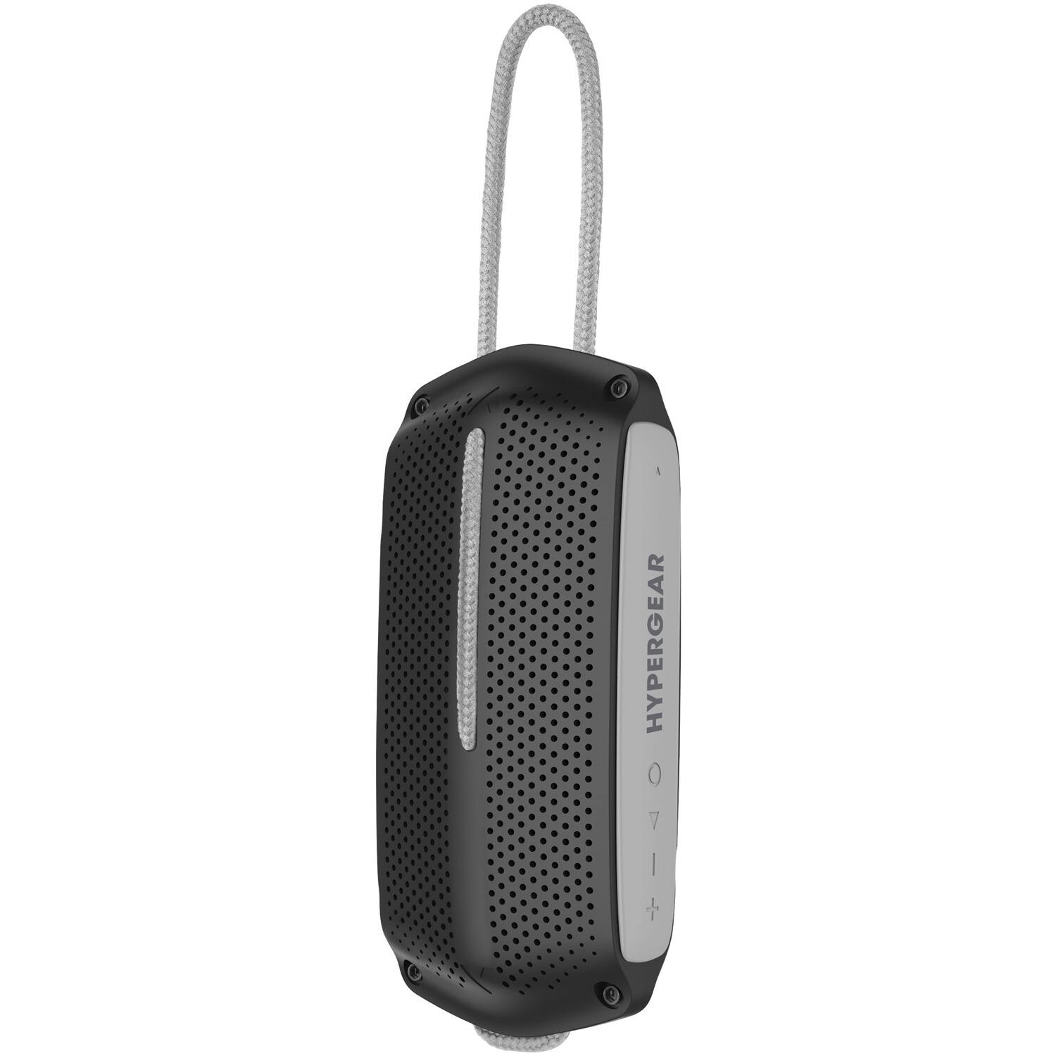 Front. HyperGear - Wave Water-Resistant Bluetooth Speaker - Black/Gray.