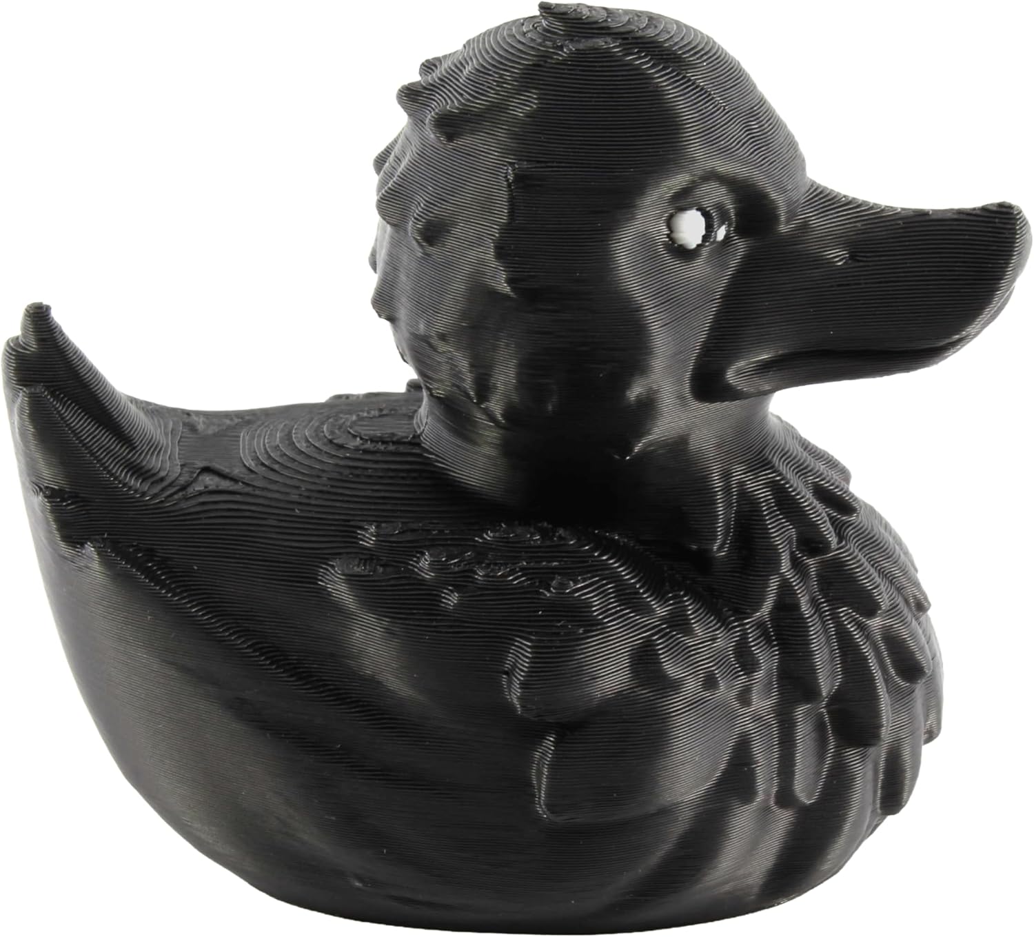 Left. JuzToys - Raven Duck Figurine, Duck for 4x4 Ducking, Fun Car Dashboard Accessory, Unique Raven Gifts, Ducks for Cars by PowerTRC - Black.