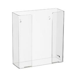 Viva Comfort - Double Box Capacity Acrylic Glove Dispenser - Clear