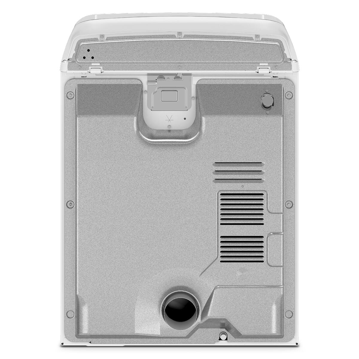 Alt View 8. Maytag - Maytag - 7.0 Cu. Ft. Electric Dryer with Steam and Pet Pro System - White - White.