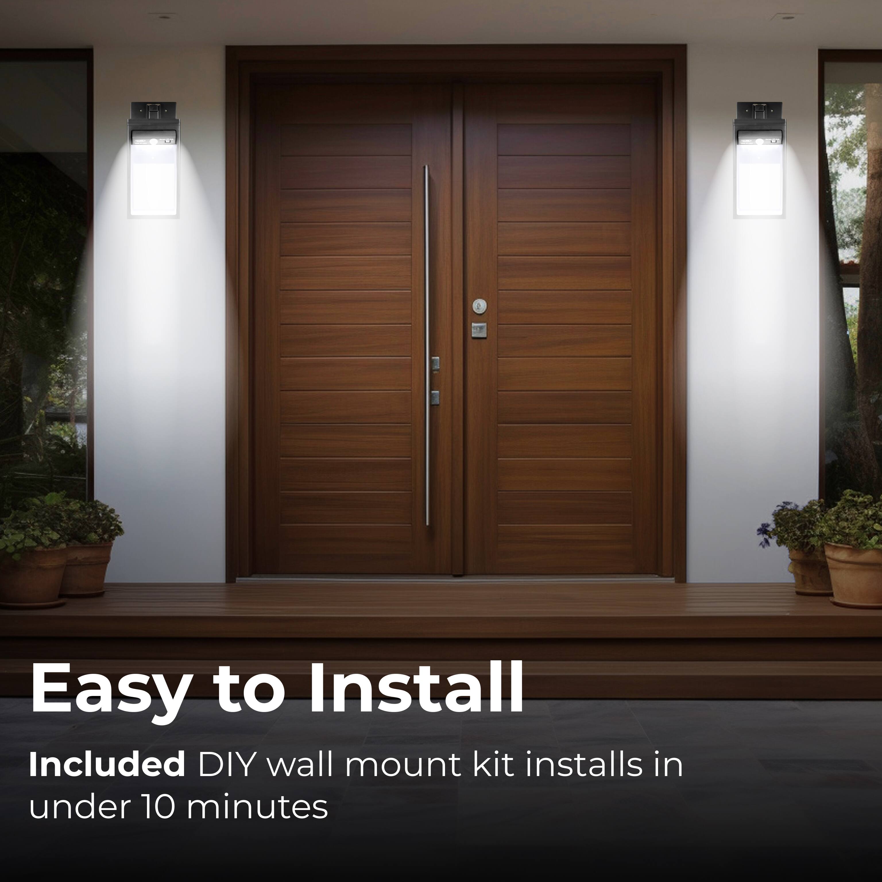 Easy to Install
Included DIY wall mount kit installs in under 10 minutes