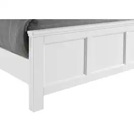 New Classic Furniture - Furniture Andover Traditional Full Size Wood Bed - White